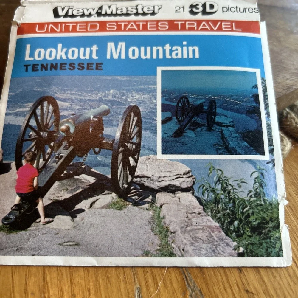 View-Master Vintage 3-Reel Set - Lookout Mountain Tennessee in Package